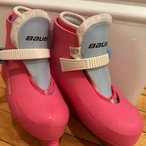 Bauer Kids Pink Hockey Skates
